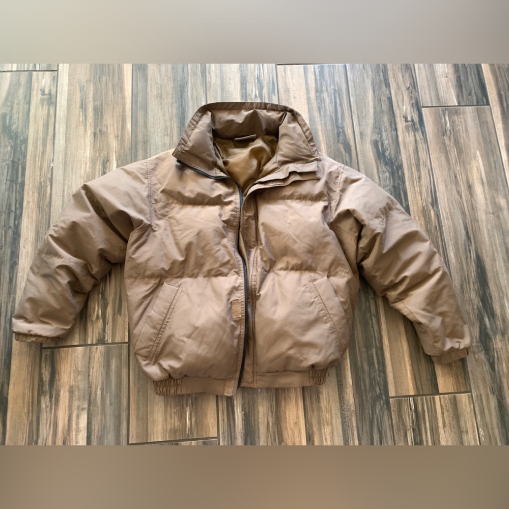 Fear of God ESSENTIALS Brown Puffer Jacket Size XS - Picture 1 of 8